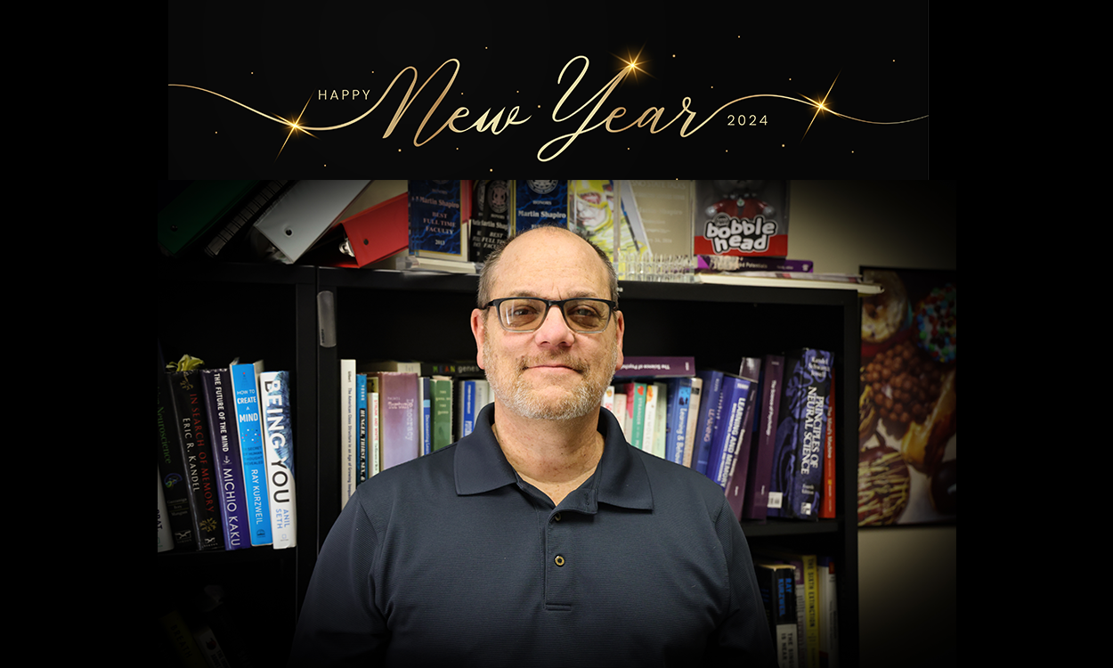 Dr. Martin Shapiro is a psychology professor at Fresno State who teaches courses in motivation and neuroscience. He is also the author of two psychology textbooks. Below, he offers some insights into making New Year’s resolutions that will stick.