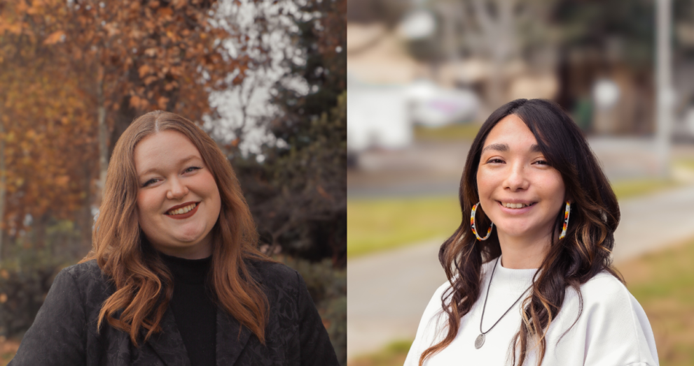 The College of Science and Mathematics welcomes two new staff members: Morgan Britter, who joined the team at the dean's offices in December 2023, almost at the end of the semester, and Megan Valdez, who joined the Physics Department this month.