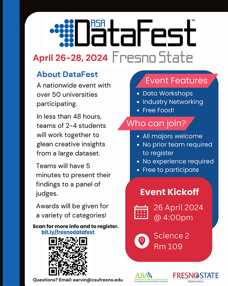DataFest Fresno State 2024 Announcement