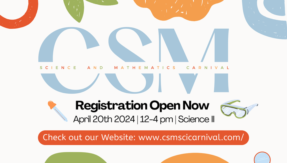 CSM Science and math carnival flyer.