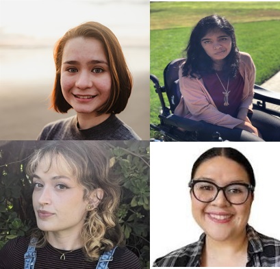 Graduate Student Speakers (pictured, clockwise from top left): Olga Vafaeva, Raisa Rahim, Christina (Tina) Meyer, Zoila (Zoe) Estrada-Tobar 